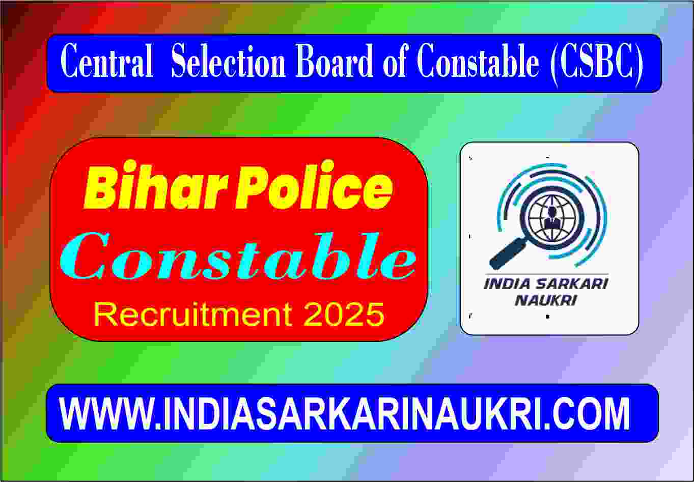 Bihar Police Constable (Sipahi) Recruitment 2025 Admit Out  for 19838 Posts 